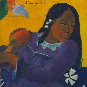 Paul Gauguin, Vahine no te vi (Donna con mango) (particolare), 1892, The Baltimore Museum of Art Paul Gauguin, Vahine no te vi (Donna con mango) (particolare), 1892, The Baltimore Museum of Art