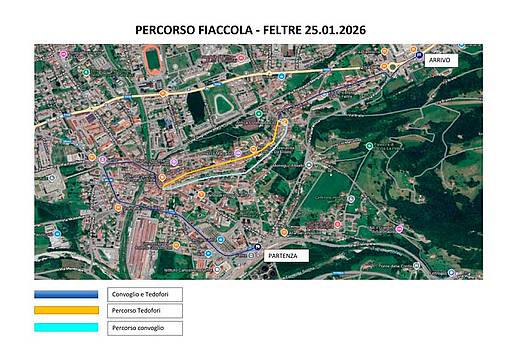 Il percorso della Fiamma Olimpica