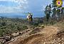 in Nevegal lungo la pista di downhill