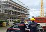 I carabinieri del Nil durante il controllo di un cantiere