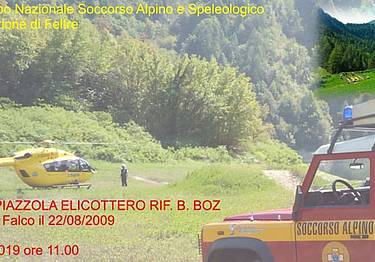 Inaugurazione piazzola Rifugio Boz 1
