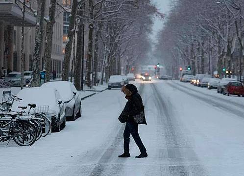 Maltempo con neve - Afp