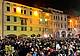 BELLUNO - CAPODANNO - ULTIMO DELL'ANNO - Folla in piazza dei Martiri per la festa di Capodanno