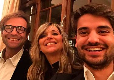 Enrico Angelucci con la moglie Assunta e il figlio Nicola Enrico Angelucci con la moglie Assunta e il figlio Nicola