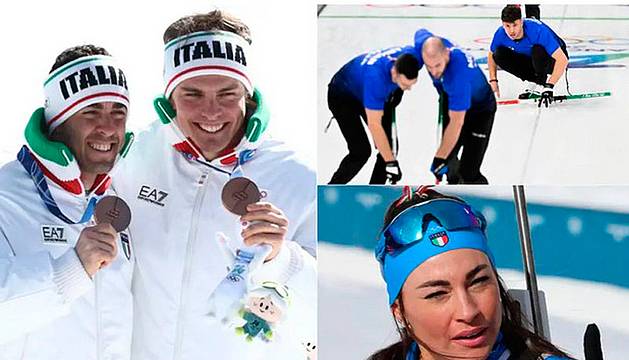 Team sprint uomini: medaglia di bronzo. Curling maschile perde contro il Canada