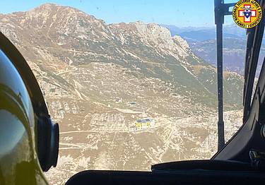 nelle vicinanze del Rifugio Papa