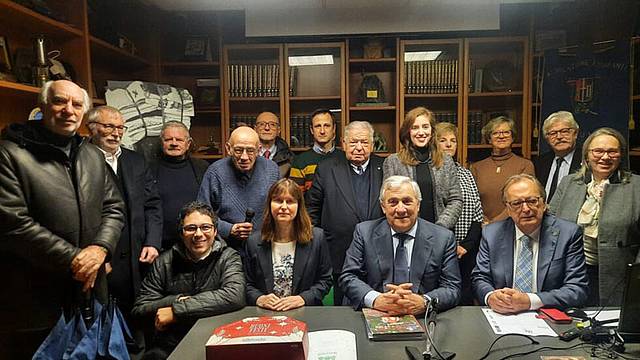 Antonio Tajani visita l’Associazione Bellunesi nel Mondo e il MiM Belluno