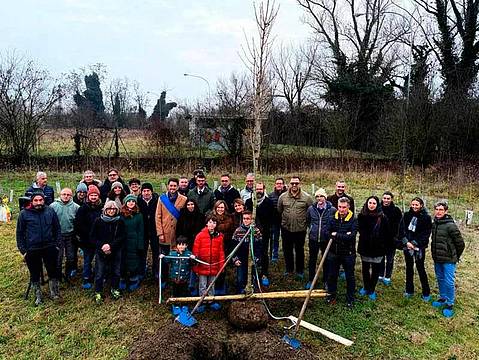 KilometroVerdeParma celebre traguardo storico - 100.000esimo albero