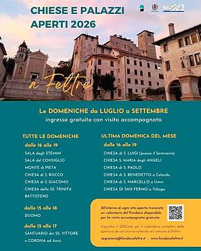 CHIESE E PALAZZI APERTI a Feltre CHIESE E PALAZZI APERTI a Feltre