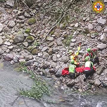 sul greto del torrente Cismon