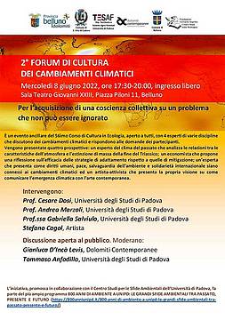 Forum CC Belluno 8 giugno