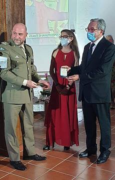 Lucia e Giulio Pirolo alla consegna del Premio Moscati