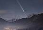 la cometa Tsuchinshan-Atlas sui cieli di Tai di Cadore - foto di Alessandra Masi la cometa Tsuchinshan-Atlas sui cieli di Tai di Cadore - foto di Alessandra Masi