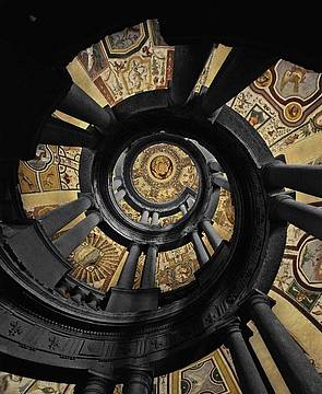 Ahmet Ertuğ, Scala Regia – Palazzo Farnese, Caprarola, seconda metà del XVI secolo © Ahmet Ertuğ