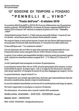 RegolamentoPENNELLIeVINO2019 - Modulo iscrizione