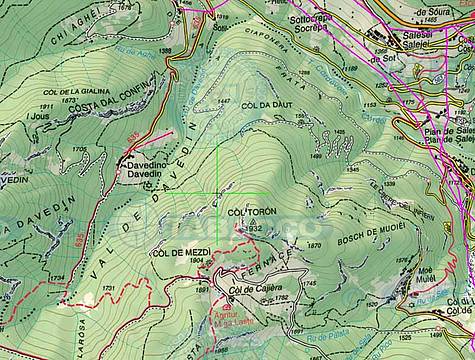 l'area attorno al Rifugio Migon