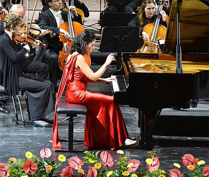 Beatrice Rana al Teatro Filarmonico di Verona lo scoro anno