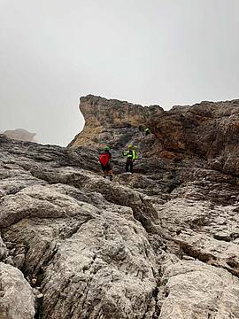 Recuperata coppia sotto la Croda del Becco Recuperata coppia sotto la Croda del Becco