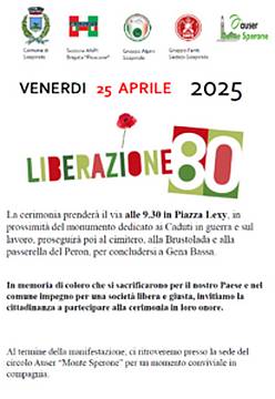 80° anniversario della Liberazione - Sospirolo