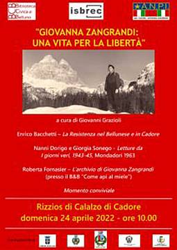 Giovanna Zangrandi - una vita per la libertà Giovanna Zangrandi - una vita per la libertà