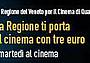 La Regione ti porta al cinema con tre euro - I martedì al cinema 2020
