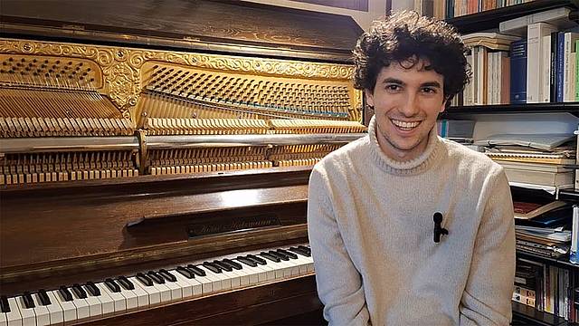 Il pianista bellunese Giacomo Menegardi ha vinto il «Venezia» Il pianista bellunese Giacomo Menegardi ha vinto il «Venezia»