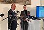 Zaia e De Berti in conferenza stampa