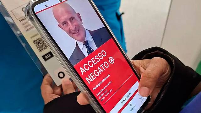 L'accesso negato al commissario Saldini