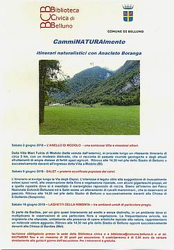 camminaturalmente programma giu 2018