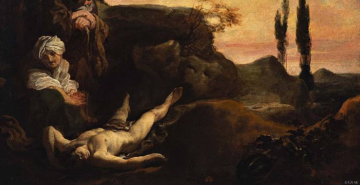 “Abele pianto dai genitori” di Johann Liss