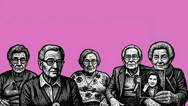 I ritratti delle quattro intervistate. Da sinistra verso destra Emma Mattiuzzo, Bruna Cloblizch, Elena Carlet e Giulia Pazzogna