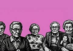 I ritratti delle quattro intervistate. Da sinistra verso destra Emma Mattiuzzo, Bruna Cloblizch, Elena Carlet e Giulia Pazzogna
