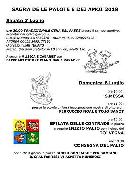 sagra Palote e Amoi 2018