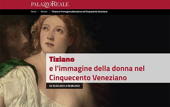 TIZIANO E L'IMMAGINE DELLA DONNA NEL CINQUECENTO VENEZIANO TIZIANO E L'IMMAGINE DELLA DONNA NEL CINQUECENTO VENEZIANO