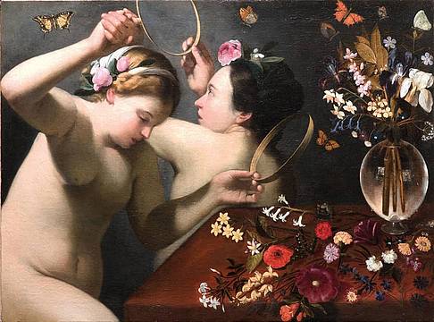 Carlo Saraceni e il Maestro di Hartford (attribuito a) - Allegoria della Primavera Carlo Saraceni e il Maestro di Hartford (attribuito a) - Allegoria della Primavera