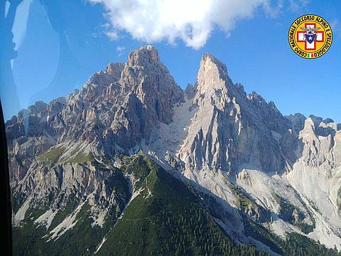 Soccorsa coppia sul Cristallo