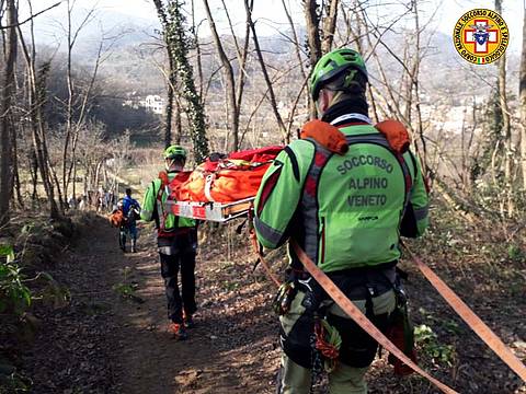 lungo la Pista Blue Line sui Colli Euganei