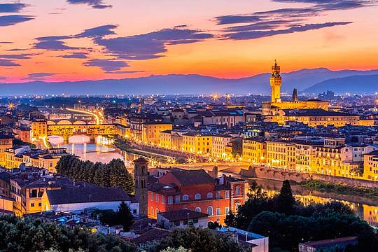 Firenze al tramonto_canva