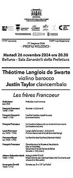 Circolo Culturale Bellunese - Duo Langlois de Swarte e Taylor