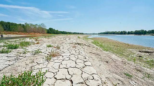 La portata del Po è scesa del 70 per cento La portata del Po è scesa del 70 per cento