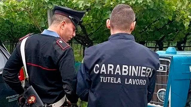 Un momento dei controlli dei carabinieri del Nil di Belluno e dell'Arma territoriale