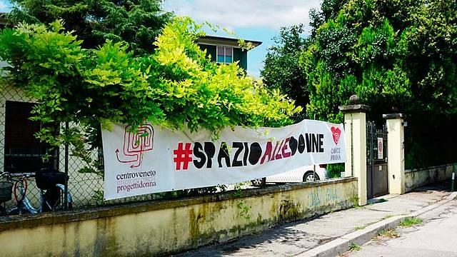 L'edificio che ospita la sede del Centro veneto Progetti donna a Padova L'edificio che ospita la sede del Centro veneto Progetti donna a Padova