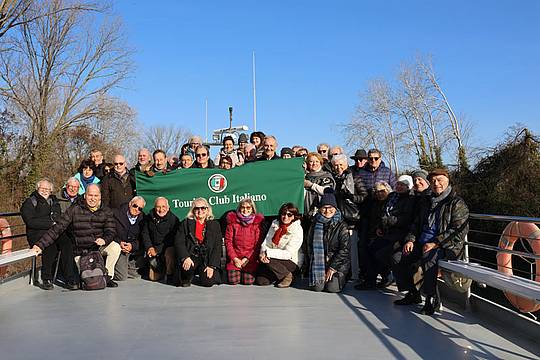 Gruppo TCI in navigazione sul Sile 21.12.2025