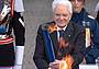 Sergio Mattarella ha acceso il braciere olimpico