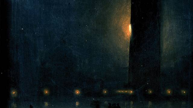 “Nebbia in Piazza San Marco” di Ippolito Caffi