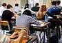Studenti svolgono lo scritto di maturità - FOTOGRAMMA Studenti svolgono lo scritto di maturità - FOTOGRAMMA