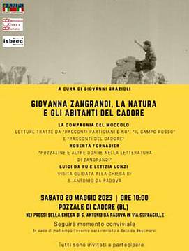 Giovanna Zangrandi, la natura e gli abitanti del Cador Giovanna Zangrandi, la natura e gli abitanti del Cador