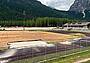 Il campo e la pista di atletica di Fiames danneggiati