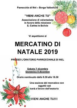 Mercatino di Natale 2019 a Mel