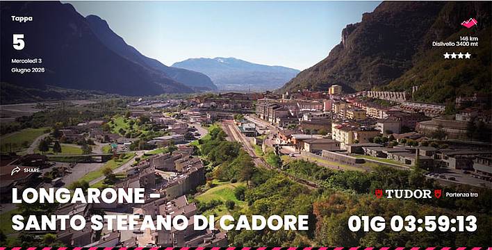 Il Giro d'Italia Women 2026 - Tappa n.5 Santo Stefano di Cadore